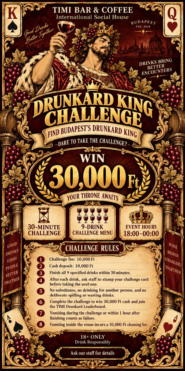 Drunkard King Challenge rules and 30,000 Ft prize