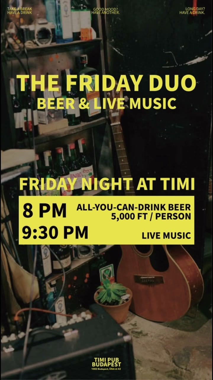The Friday Duo · TIMI · 11 September 2026